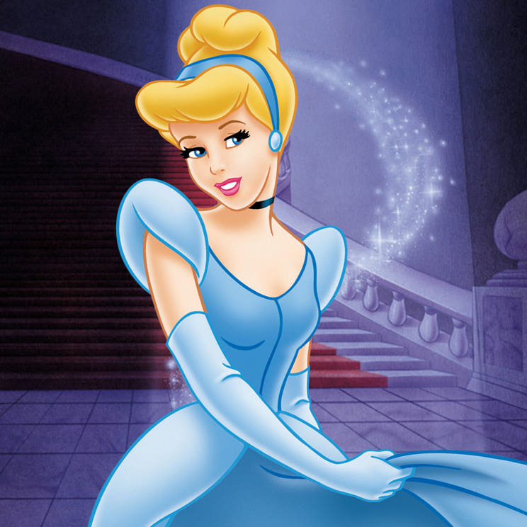 Dressed like a princess in Cinderella 1950 animatedfilmreviews.filminspector.com