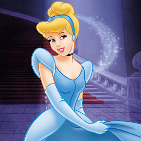 Dressed like a princess in Cinderella 1950 animatedfilmreviews.filminspector.com
