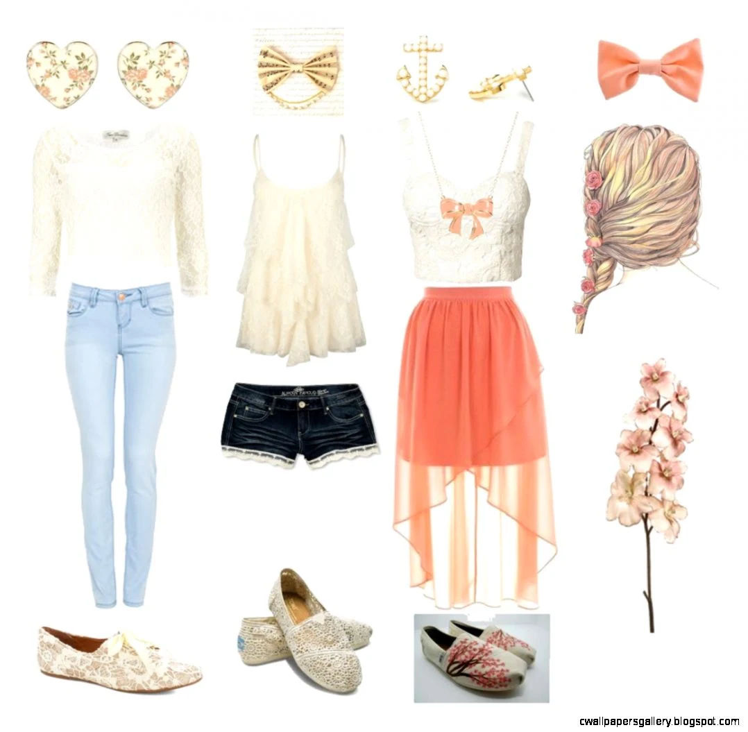 Detailed Aesthetic Summer Outfits For Teen Girls Landscape Digital Art