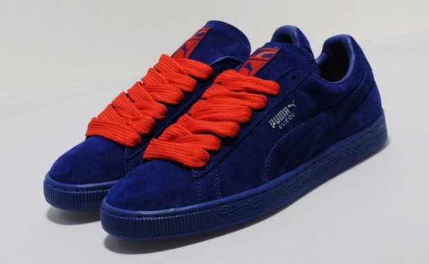 red white and blue puma shoes