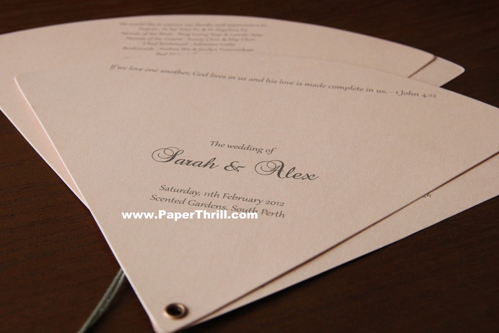 sarah s church program malaysia wedding invitations greeting