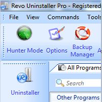 completely uninsall unwanted software program using revo uninstaller