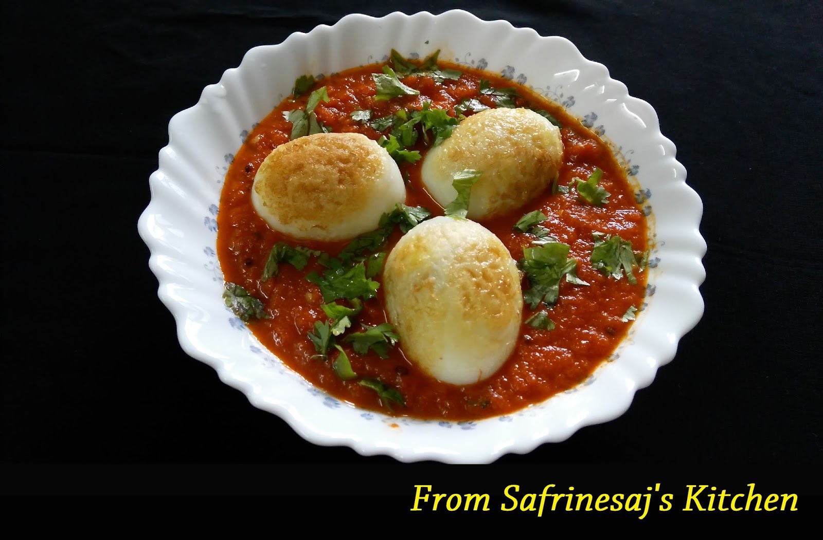 From Safrinesaj's Kitchen Egg Curry Dhaba Style