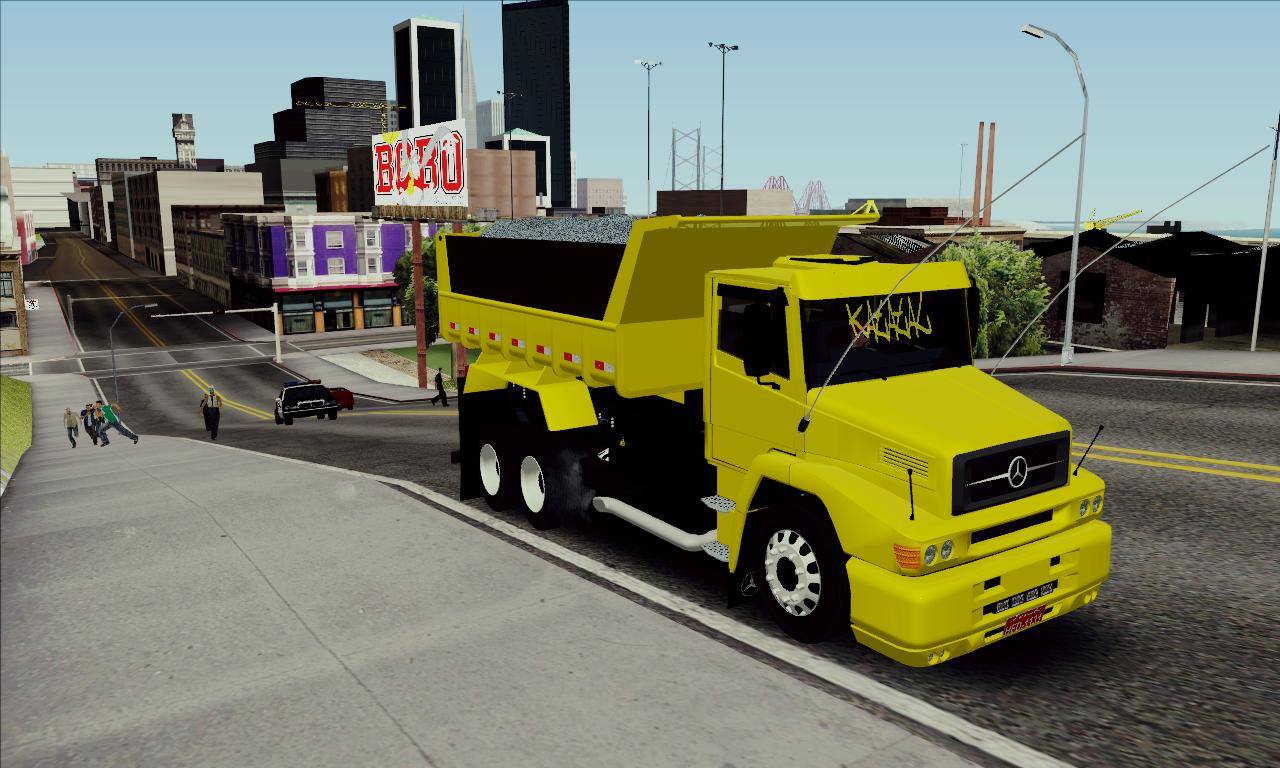 Caminhão com Camionete - GTA SA 