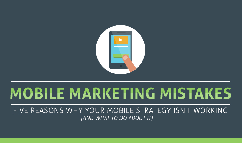 Mobile #Marketing Mistakes (And How to Fix Them!) #infographic - With everyone glued to their phones, and tablets, there’s no way marketers can miss out on the opportunity to target this demographic. This infographic provides you with the five big issues mobile marketing faces, and how you can avoid them.  Optimize your website for mobiles and tablets, so you can attract more traffic. Google now shows whether a website is mobile-friendly or not in the SERPs, and this is a key feature all websites must have. Smartphone conversion rates have gone up by 64%, compared to desktop conversion rates. Don’t miss out on this opportunity and make sure you have a specific call-to-action. Offering social auto-fill (auto-completing forms using data gathered from a user’s social media accounts) will help increase the number of people filling out long forms. Pro tip: keep all forms short in any case, as filling out any form on a mobile is not convenient and will result in people clicking away. Finally, make sure you have the optimal amount of content on your website. While people will want to read long articles on blogs, the same cannot be said for your home-page. Keep the content short and sweet, making sure to keep most of it above the fold.  With these tips, you should be a mobile marketing guru in no time.