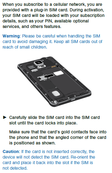 install SIM card