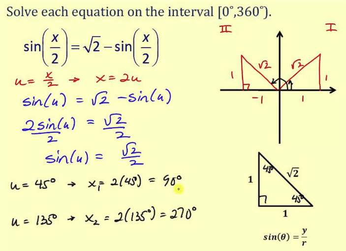 Problem Study Trigonometric Equations Target Math
