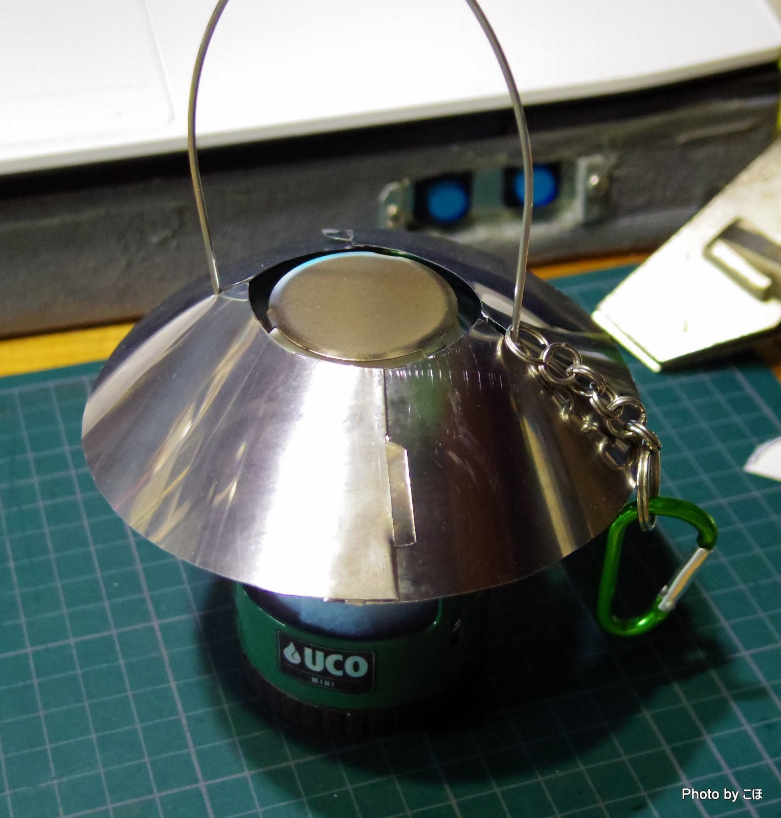 こほ の 趣味の部屋 キャンドル ランタン リフレクタ 制作 Stainless Candle Lantern Reflector