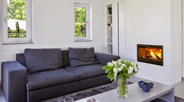 Deco-ecological fireplaces