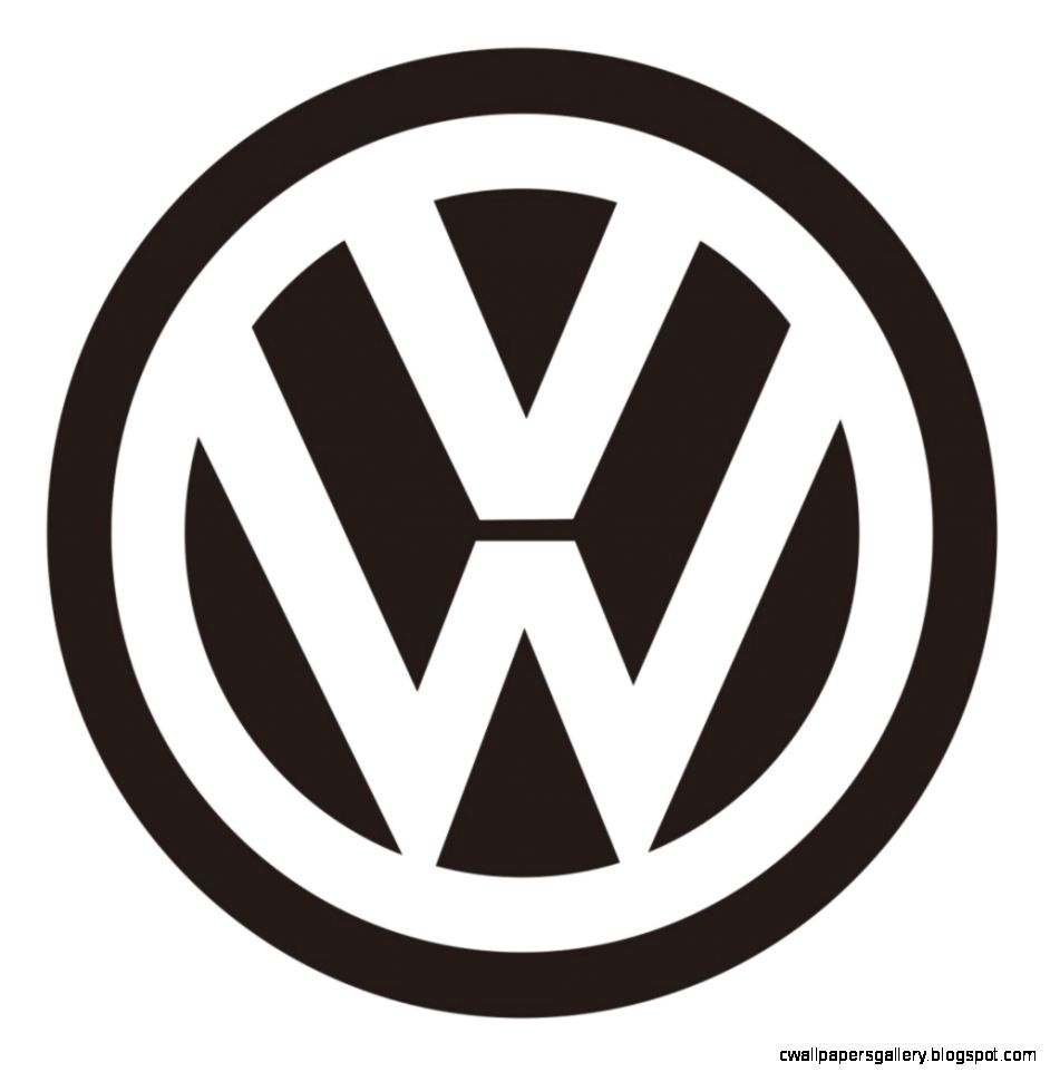 Volkswagen Logo Black