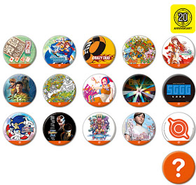 The badge line-up for SEGA Fes 2018.