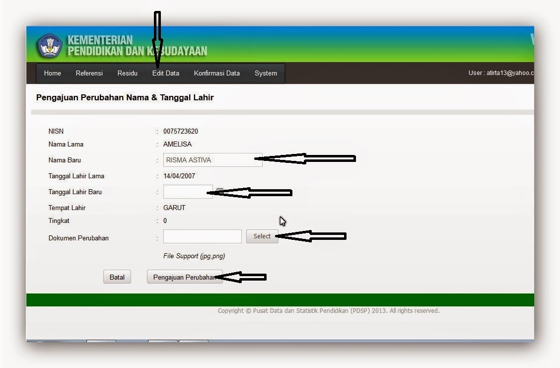 Verifikasi dan Validasi Data Awal Calon Peserta UN hingga dengan tanggal  ✔ EDIT NAMA DAN TANGGAL LAHIR DI VERVAL PD