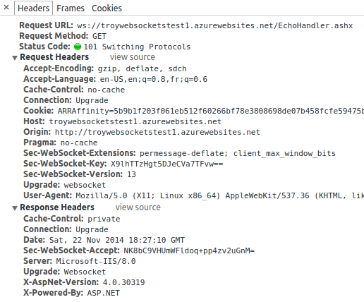 livereload status 101 switching protocols