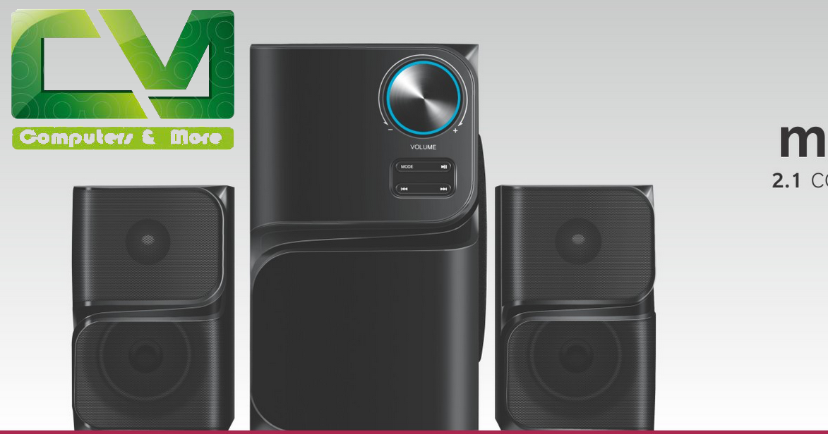 manzana blu megatone 2.1 bluetooth speaker