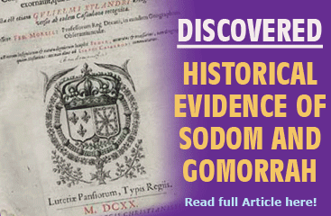  DISCOVERED - HISTORICAL EVIDENCE OF SODOM AND GOMORRAH.