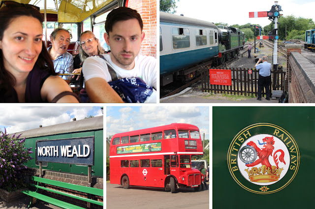 The Butterfly Balcony - Sewing, Stadiums & Steam - Epping Ongar Steam Railway