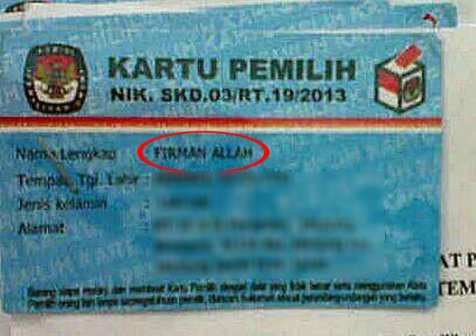 Nama-nama Unik yang Sempat Bikin Gempar Dunia Nama-nama Unik yang Sempat Bikin Gempar Dunia