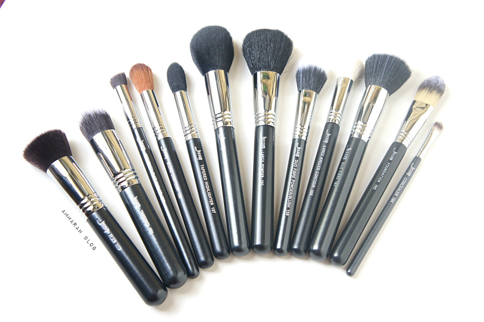 Ammarahblog Review Jessup Beauty Makeup Brushes