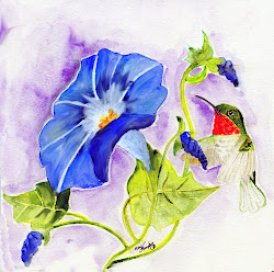 aqua board hummer glory morning watercolor watercolors wet poinsettia