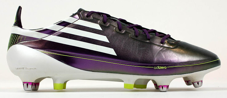 purple f50 football boots