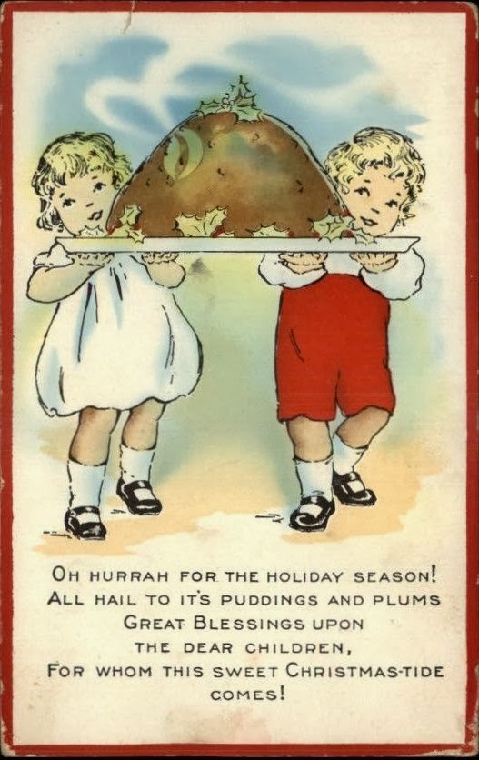Nothing But Limericks A Christmas Pudding Limerick Vintage Christmas