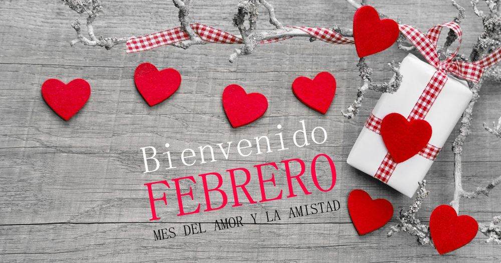 Banco de Imágenes Gratis: Bienvenido Febrero (Mes del Amor) 12 Postales con  Mensajes Gratis