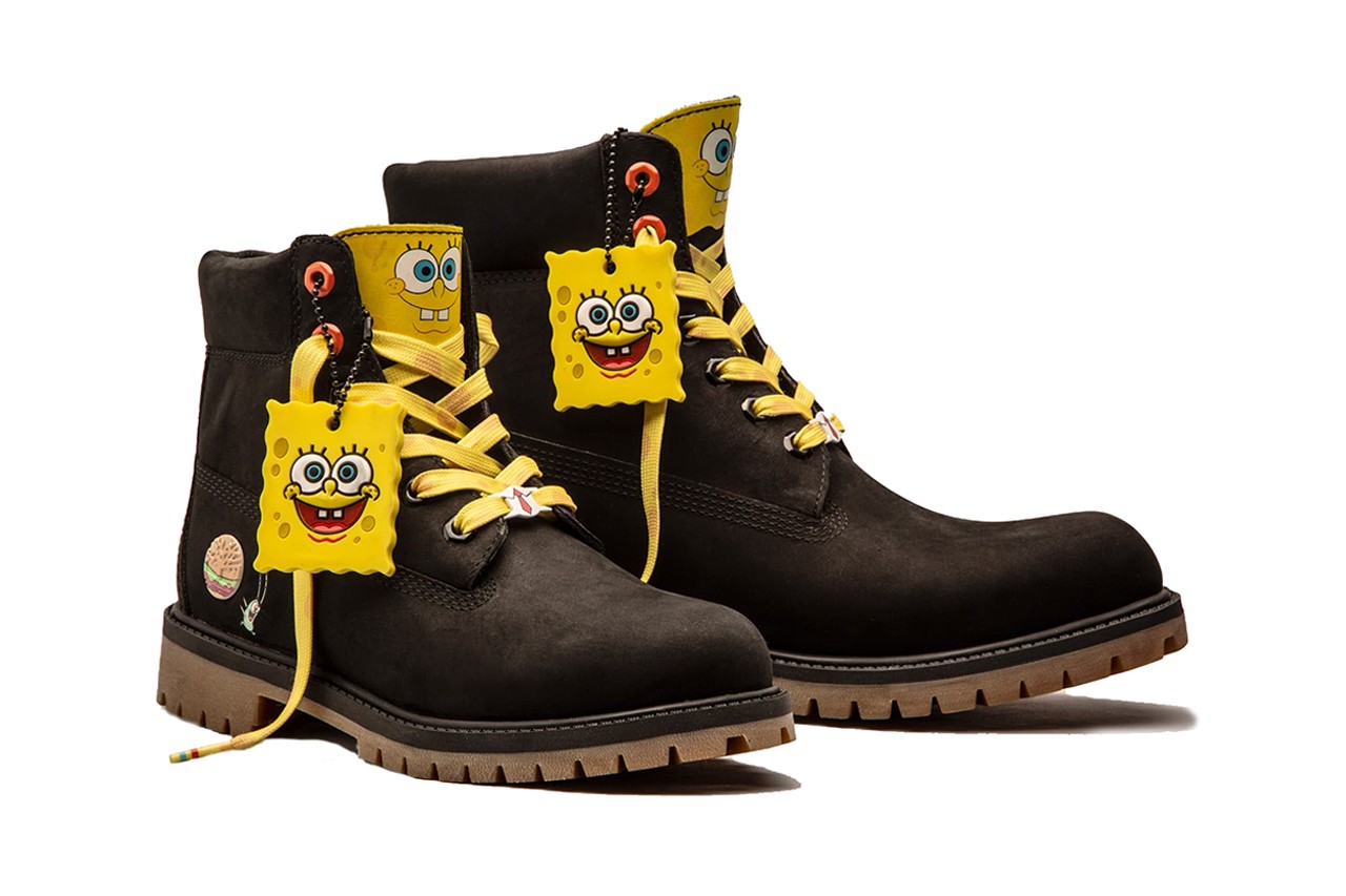 Sui Nieuwe betekenis grillen NickALive!: Foot Locker to Launch SpongeBob x Timberland Collection on  Friday, September 13