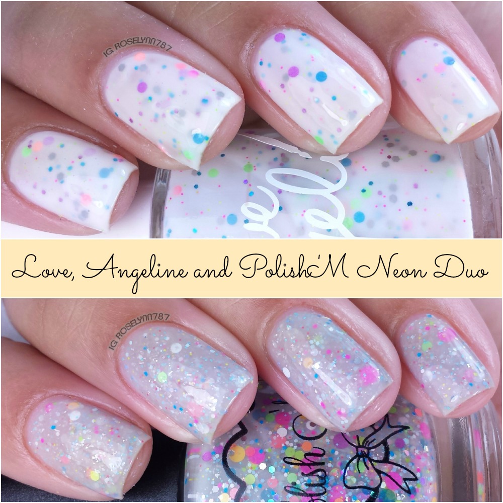 Love, Angeline and Polish 'M Neon Duo