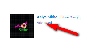 View advanced settings
