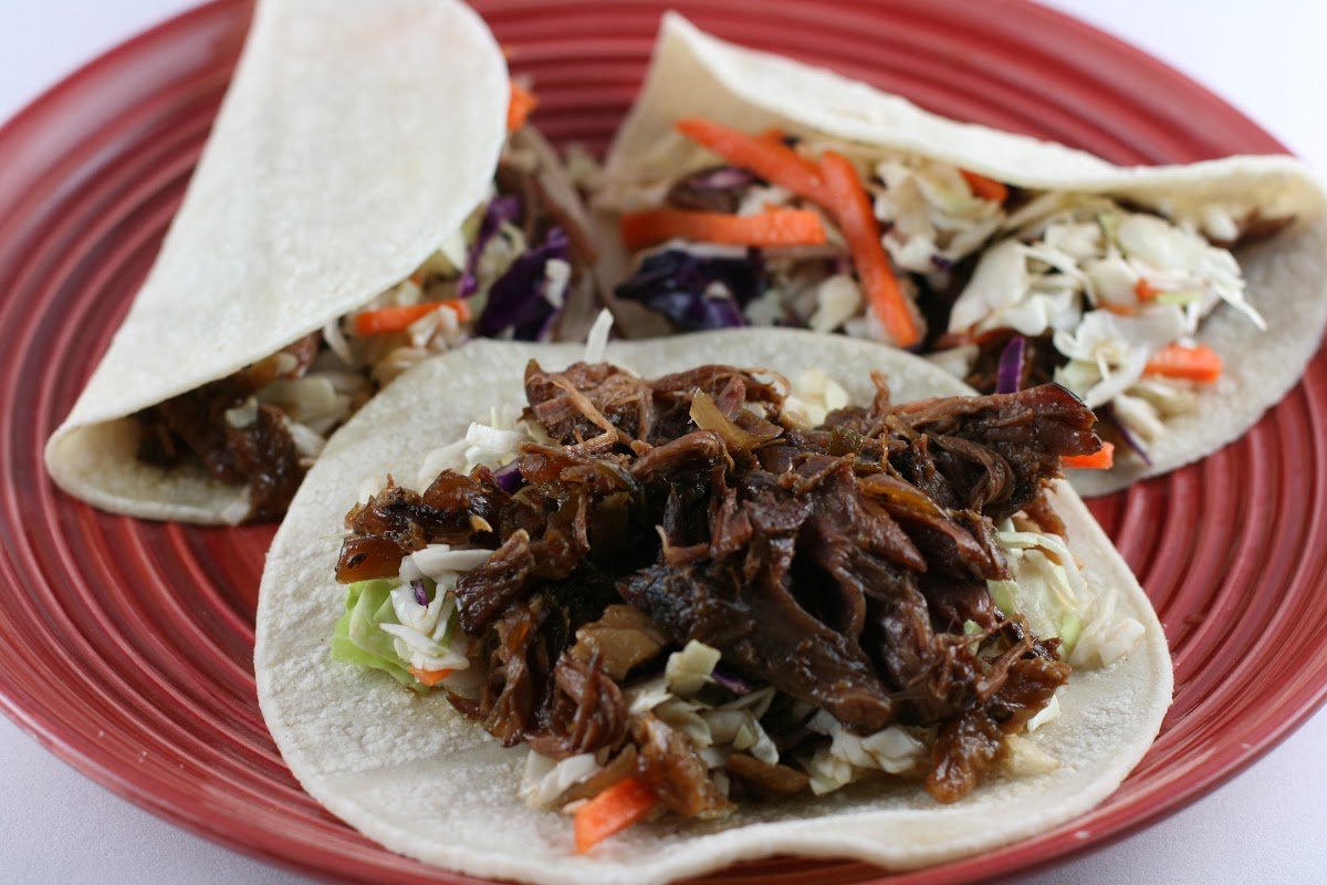 Slow Cooker Shredded Korean Beef Tacos A Year of Slow Cooking