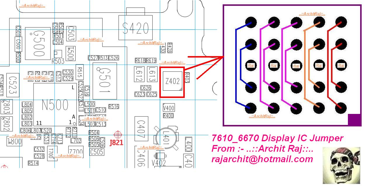 Nokia 7610 White Display Problem Picture Help | Phone Repairing