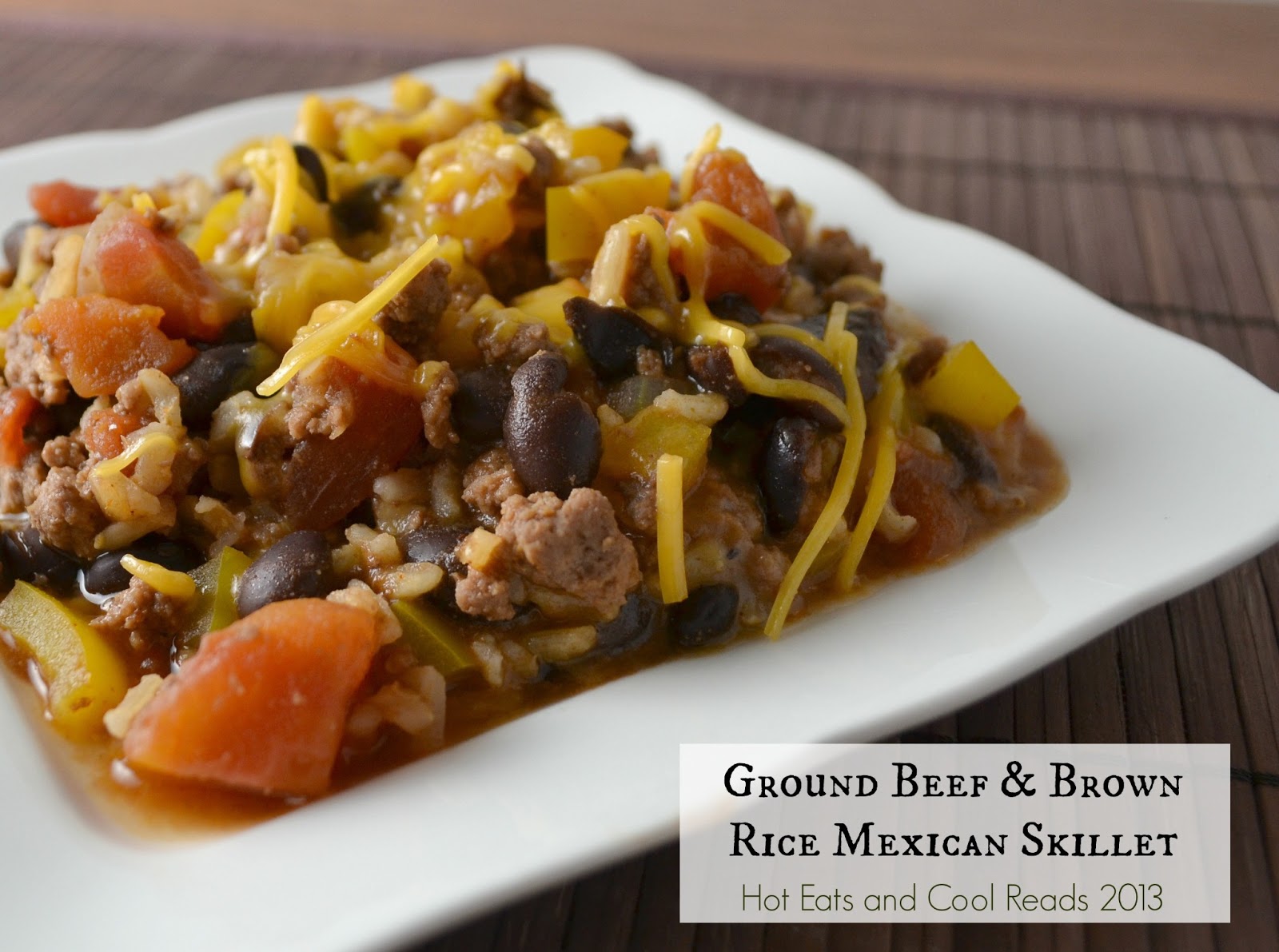 Ground Beef and Brown Rice Mexican Skillet Recipe