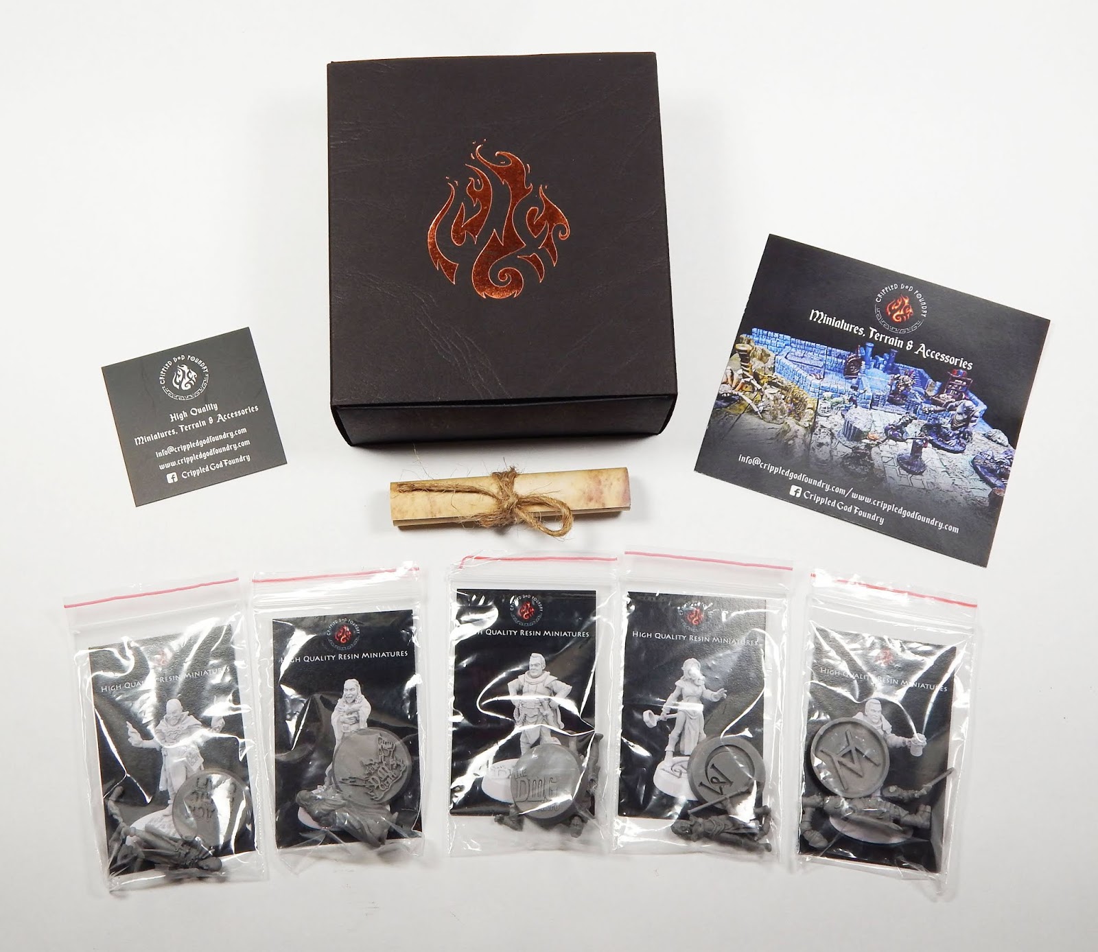 The Crafting Muse Tabletop Crafters Guild Master Miniature Set from Crippled God Foundry!