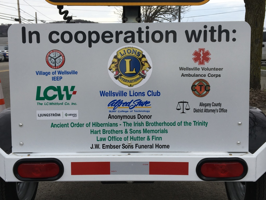 Wellsville Regional News (dot) com Wellsville PD has new radar speed