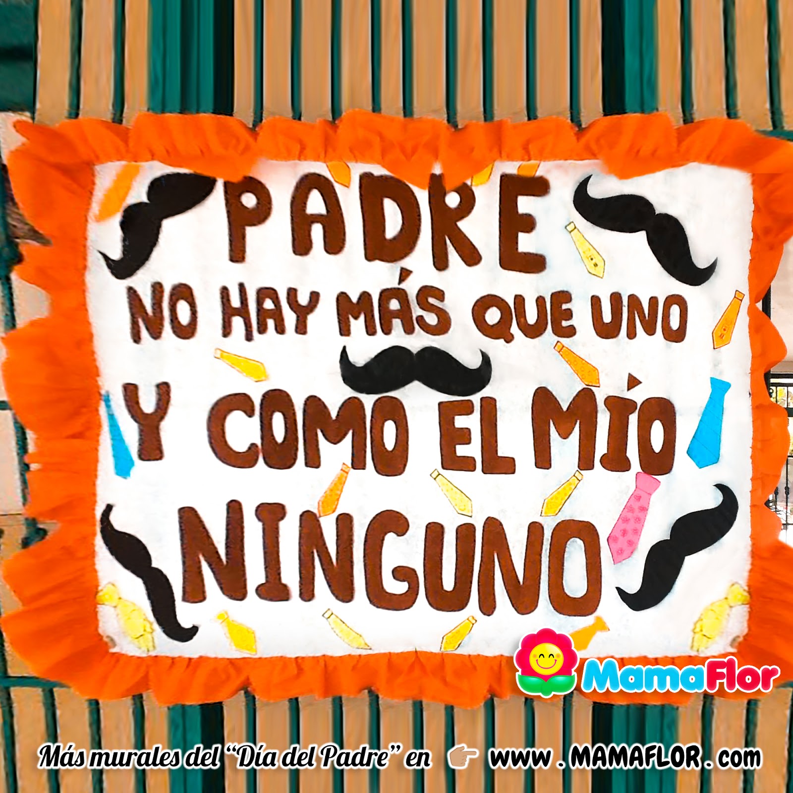 Murales para el Día del Padre 2021 Manualidades MamaFlor