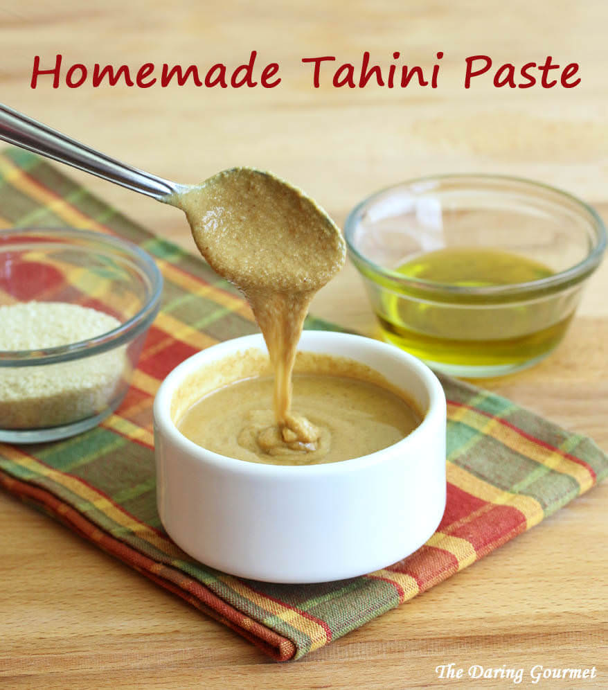 Homemade Tahini Paste Recipe | LEBANESE RECIPES