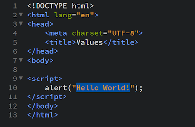 Values and Variables in JavaScript