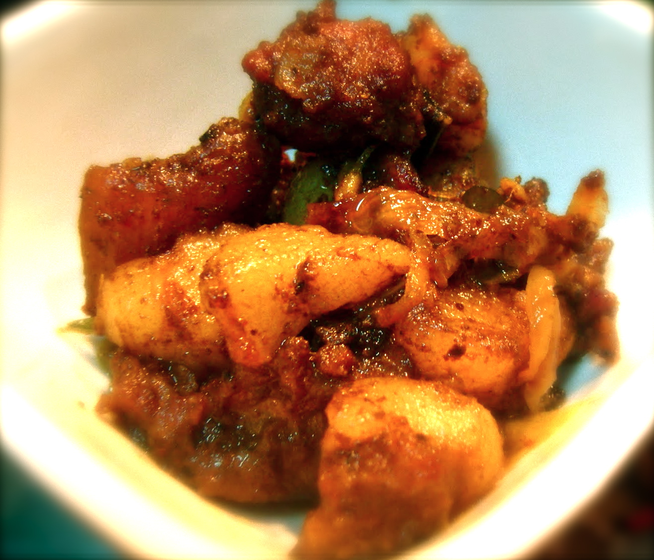 Claypot Maladies: Kerala Style Pork Fry.