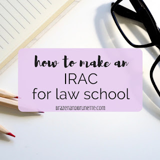 a guide for reading and briefing law school cases | brazenandbrunette.com