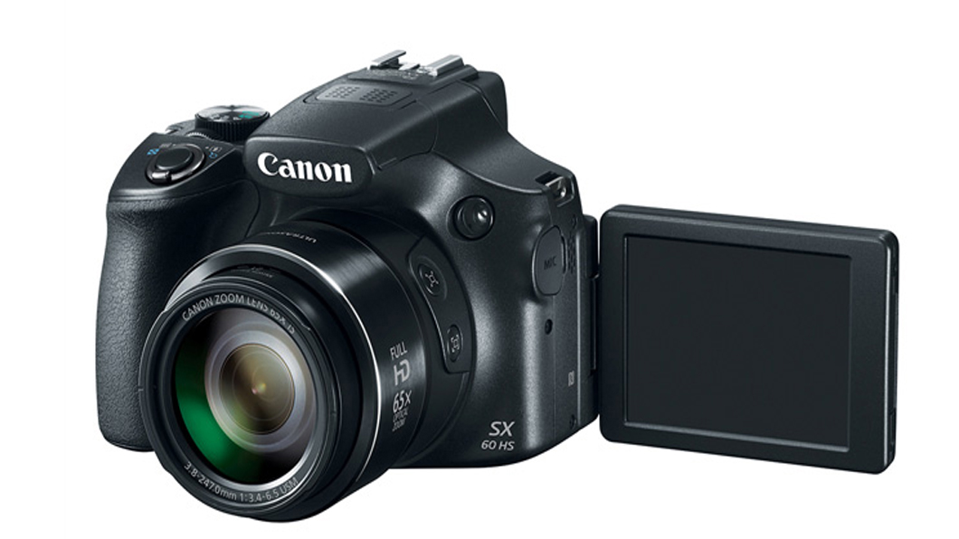 Canon PowerShot SX60 HS 16.1 MP full HD Digital Camera Black Techicism