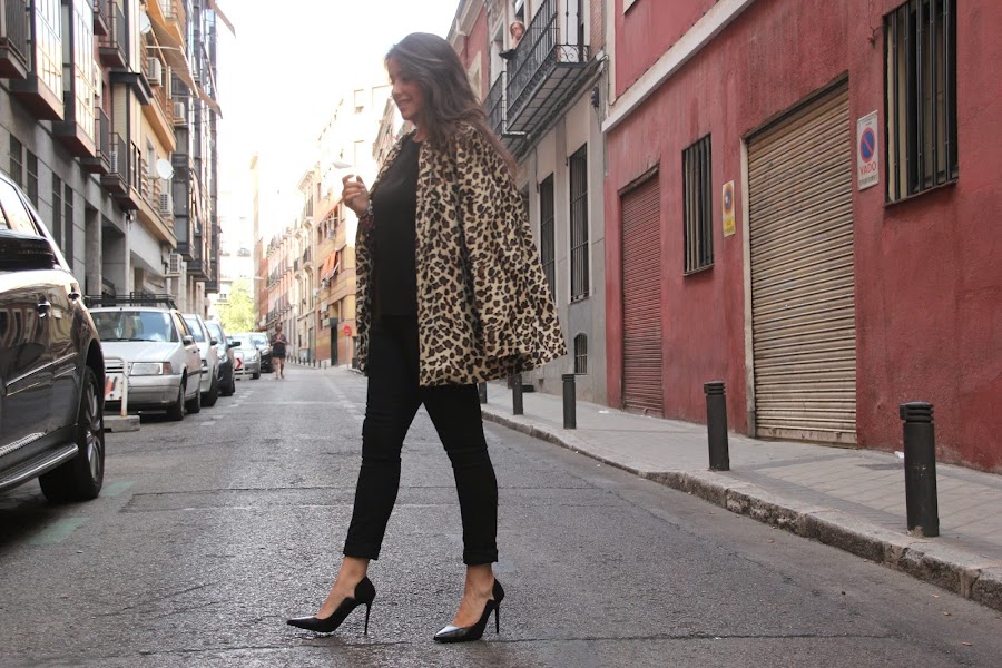 DIY Abrigo de pelos Animal Print (patrones gratis)