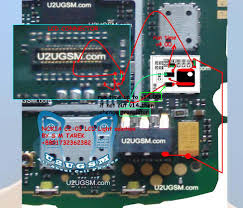 This post i will talk with you about Nokia light problem solution. if your device is water damage after servicing your Nokia phone LCD light and keyboard light is not working. follow this picture red and green mark clean your mother board and connect this line using copier coil.