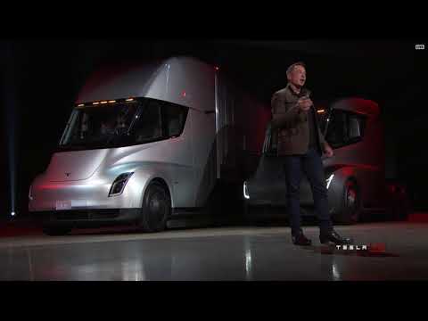 Tesla Semi Truck 0 60 Mph Under 5 Sec Youtube