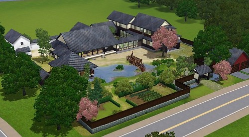 For Sims Traditional Japanese Mansion