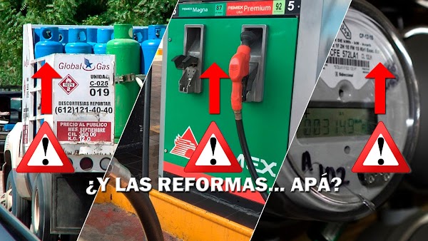 Aseguran que volverá a subir el gas, la gasolina y la luz en los próximos meses. #SOSMéxico