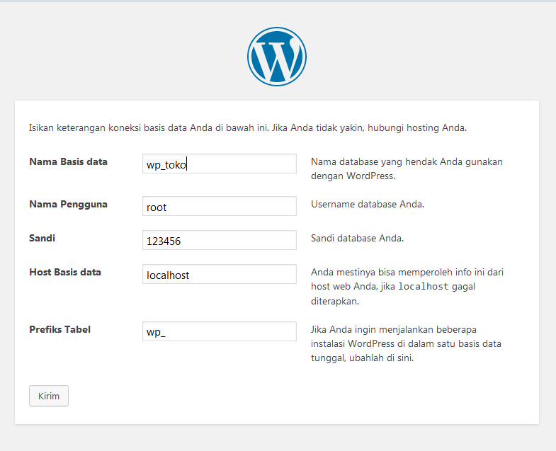 Langkah Instalasi WordPress Di Localhost