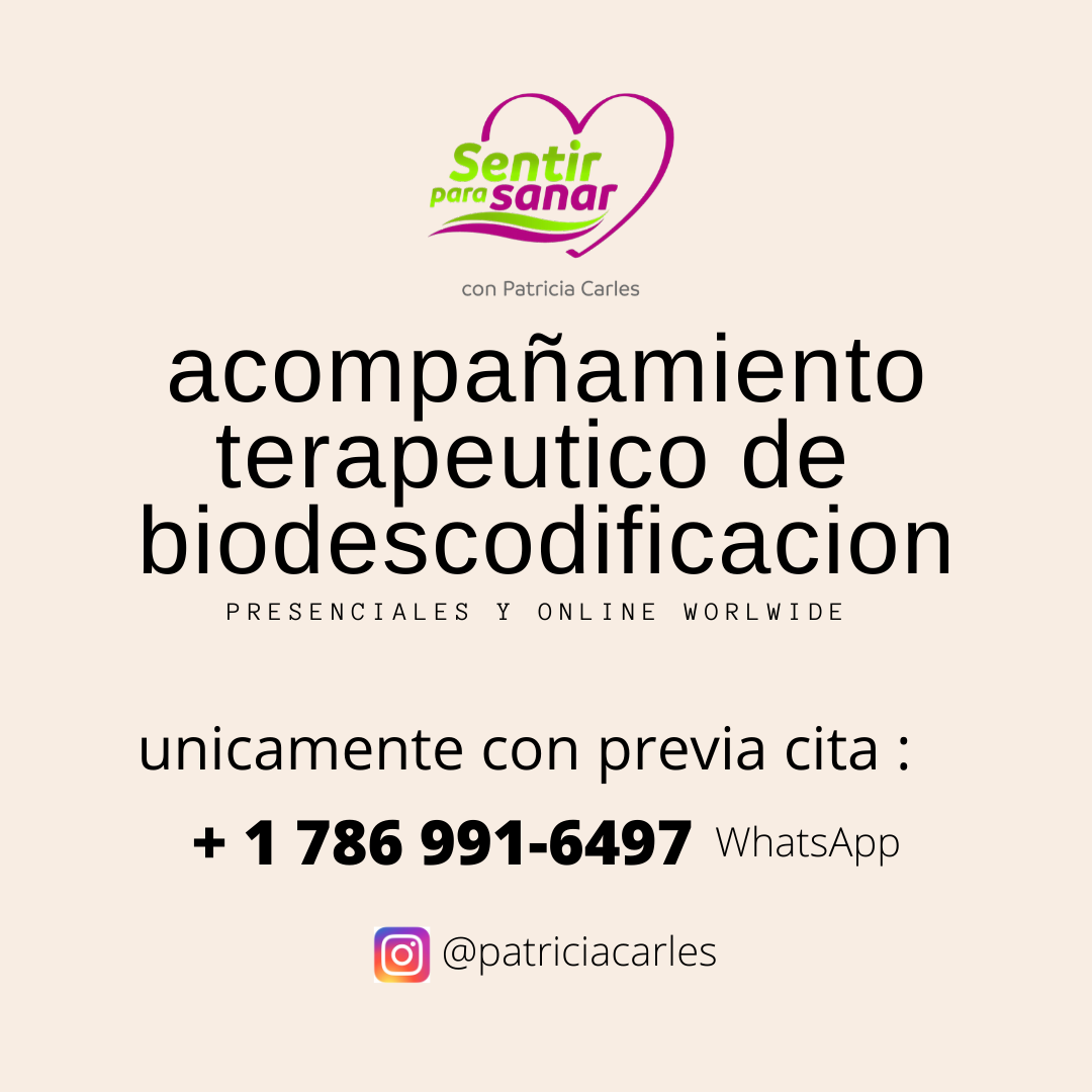 Terapias de biodescodificación