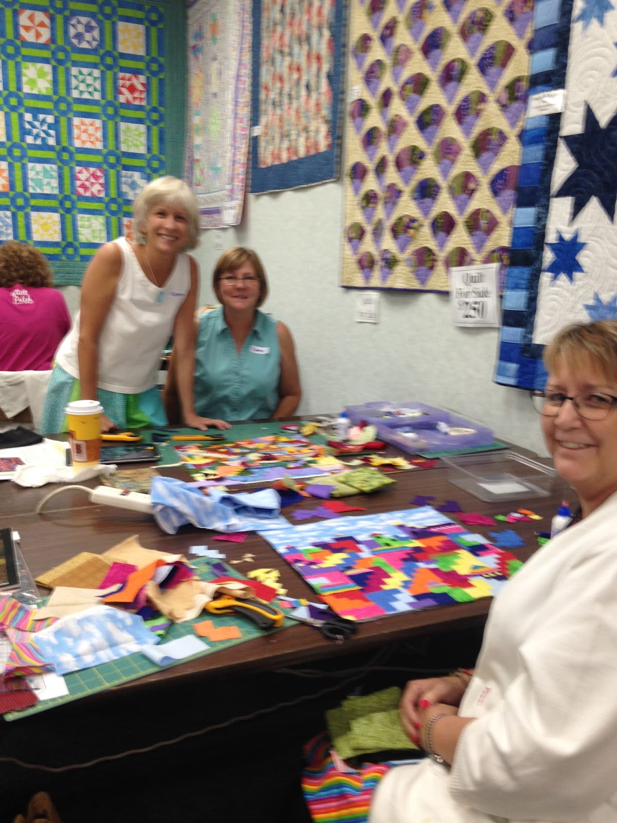 Pieces And Patches Quilt Guild Karen Eckmeier's "Happy Villages"