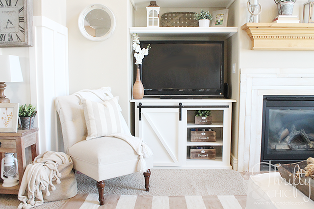 Diy Projects And Home Decor, Grandy Sliding Door Console