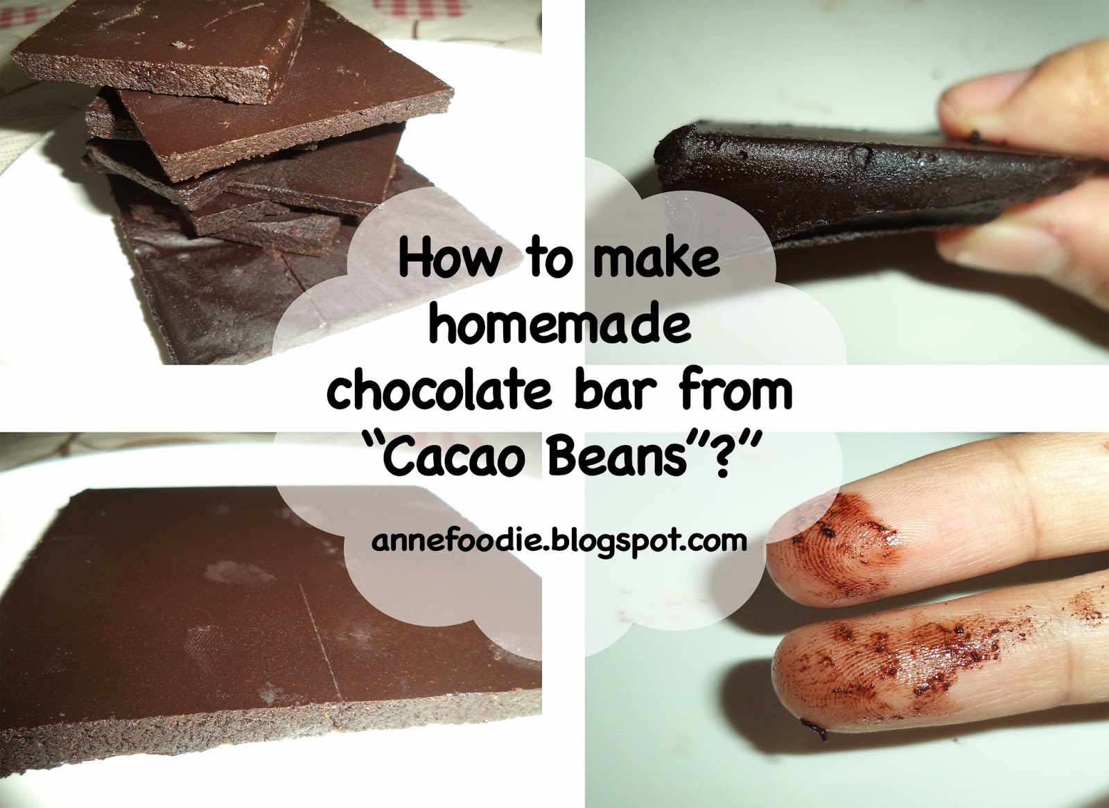 How to make homemade Chocolate bar from Cacao Beans? Anne Foodie